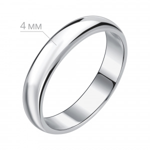 Кольцо Классика (4 mm) 22-72-0000-41104