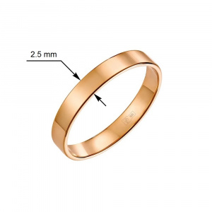 Кольцо Евро (2.5 mm) 222500
